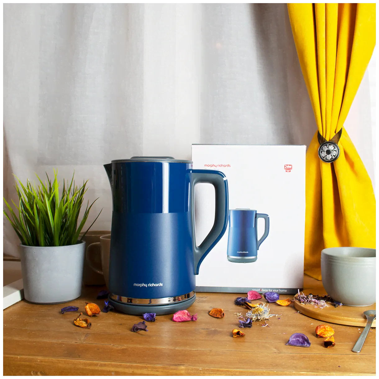 Morphy Richards Чайник электрический Morphy Richards с выбором температуры Harmony 1,5 л электрочайники-4