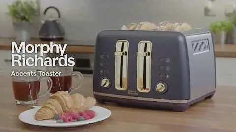 Get Deliciously Toasted Bread Every Time with the Morphy Richards Accents Toaster 242045