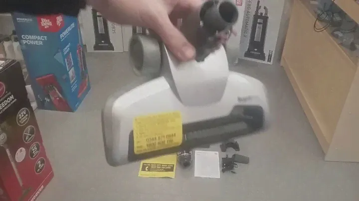 Morphy Richards cordless supervac model 732102 unpacking and assembly