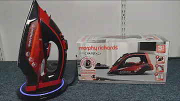 Объяснение и демонстрация беспроводного утюга Morphy Richards 303250