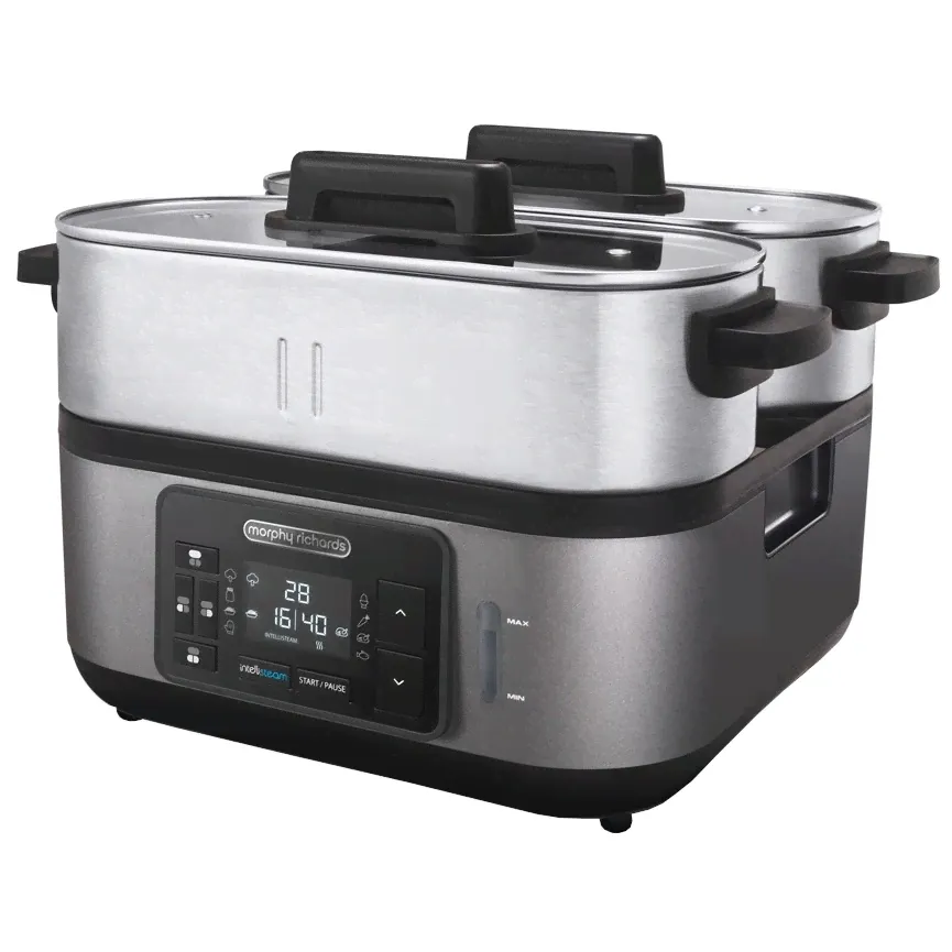 Пароварка Morphy richards 470006, цвет серебристый-0