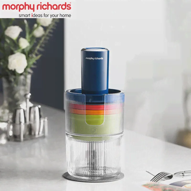 Мясорубка Morphy Richards MR9405 4 Чаши Электрический Измельчитель Овощей 220 В Бытовая Кухонная Техника Кухонный Комбайн быстрого приготовления