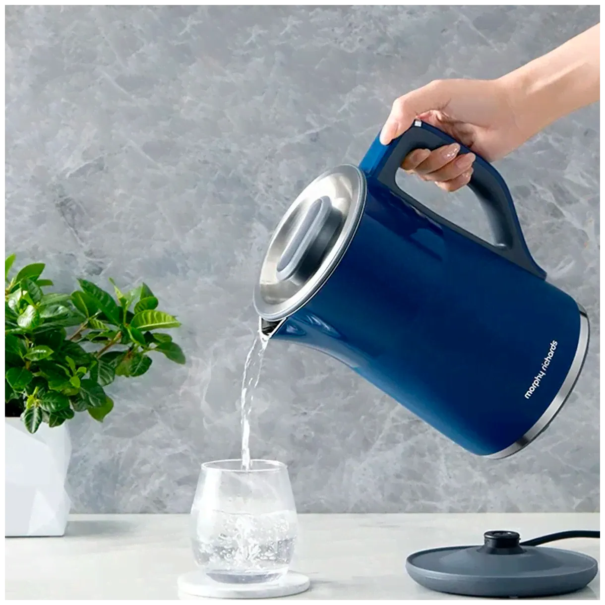 Morphy Richards Чайник электрический Morphy Richards с выбором температуры Harmony 1,5 л электрочайники-0