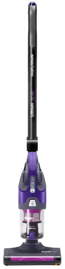 Беспроводной вертикальный пылесос Morphy Richards Supervac Deluxe Grey/Purple (734050EE)