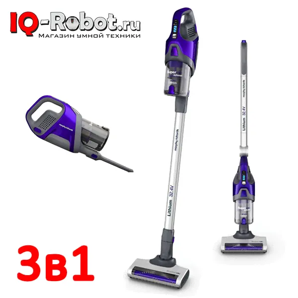 Вертикальный ручной пылесос 3-в-1 Morphy Richards 734050EE на аккумуляторе-0