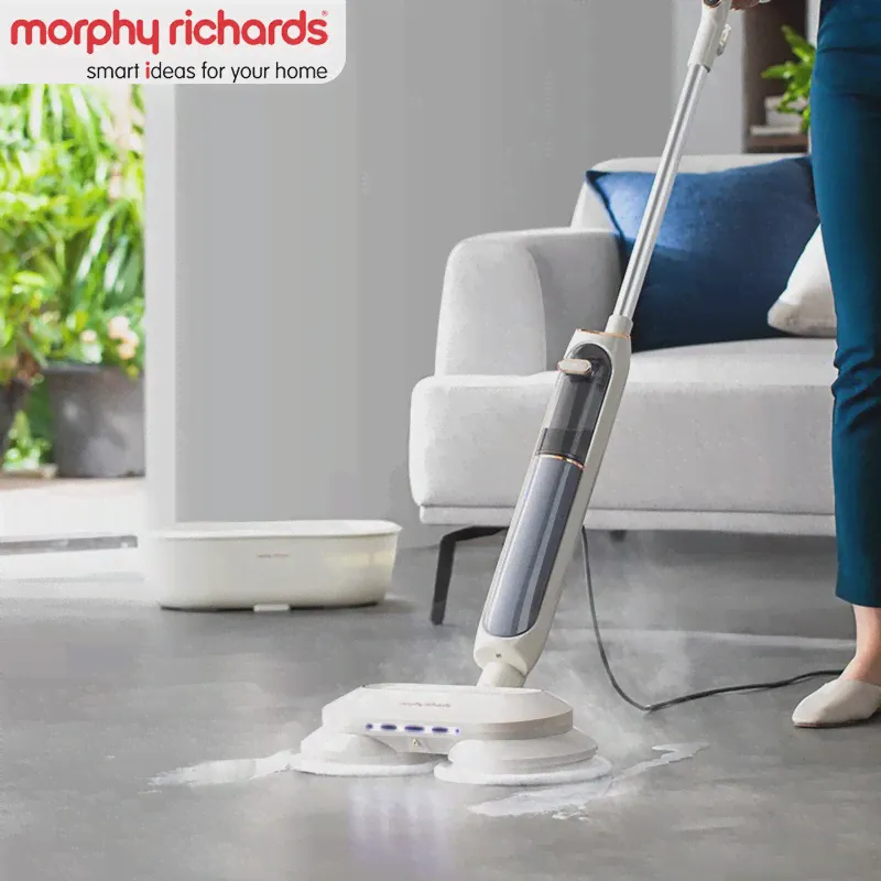 Morphy Richards MR3200 Складная Паровая швабра для высокотемпературной стерилизации, очиститель швабры Для домашнего плиточного деревянного пола, светодиодный дисплей 220 В