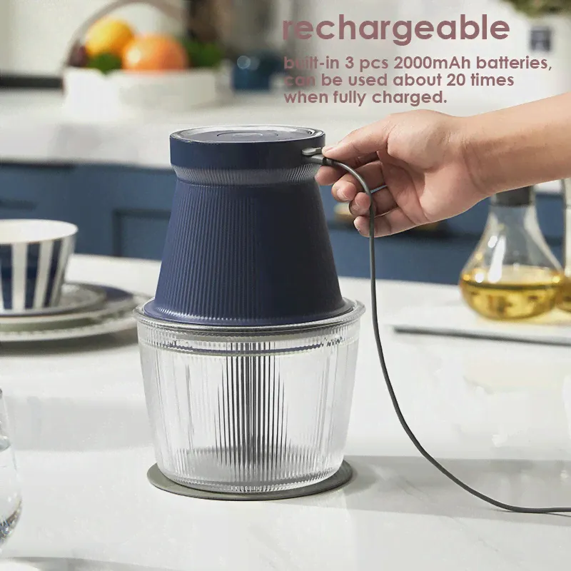 Портативная измельчитель для мяса Morphy Richards MR9402, миксер для еды, 1 л, измельчитель чеснока, блендер с аккумулятором на 2000 мАч (art.: 3920c15d599d9)